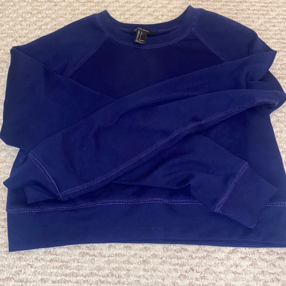 Forever 21 Navy Blue SweatShirt